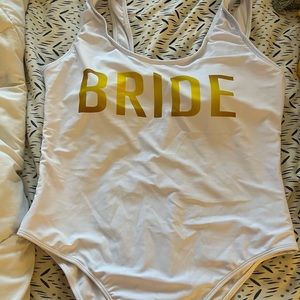 Bride One Piece Bathing Suit